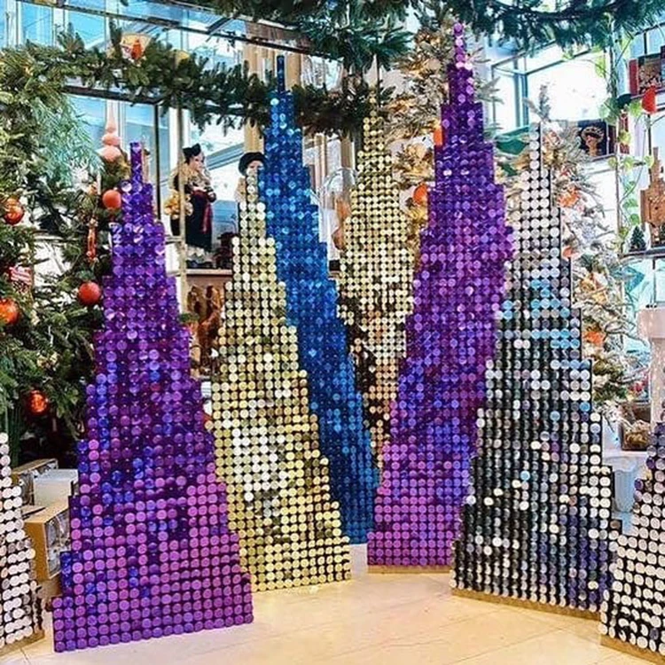 По индивидуальному заказу 30 см X 30 см открытый свадьбы современный 3D ПВХ Грайд продолжительный блеск фон живой свет блесток стеновых панелей для свадьбы