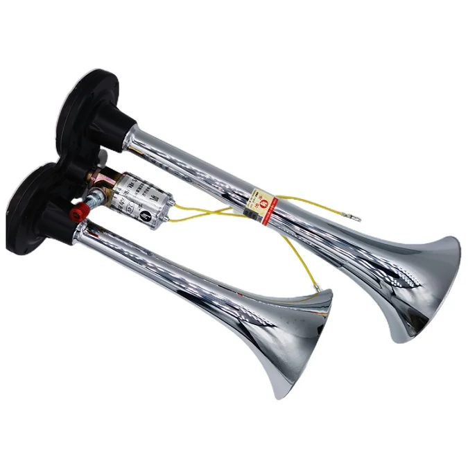 Factory Supply 24v Electrically Controlled Air Horn Assembly For Car Truck