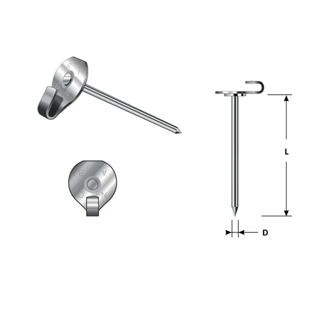 Insulation Jacket Lacing Anchor