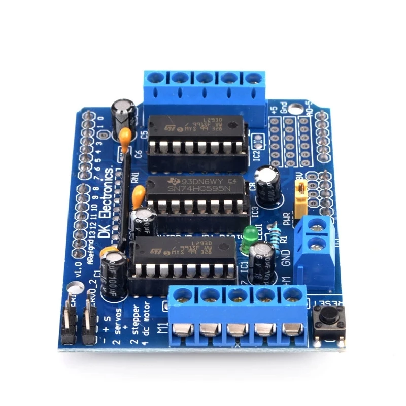 Плата расширения привода двигателя для Arduino L293D модуль щит управления мотором