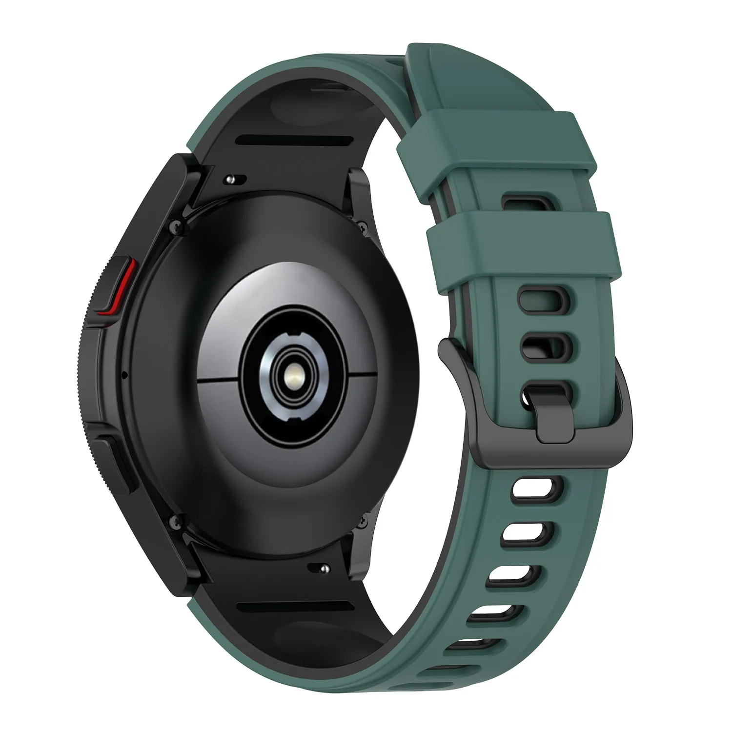 Custom 20Mm Western Kids Luxury Men Silicone Strap Hand Watch Band Ring For Samsung Galaxy Watch 4 Classic 46Mm Band