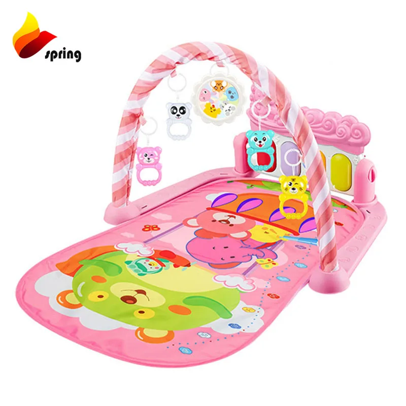Educational Playing Infant Fitness Carpet Toys Piano Keyboard Play Musical Mat Baby Play Gym