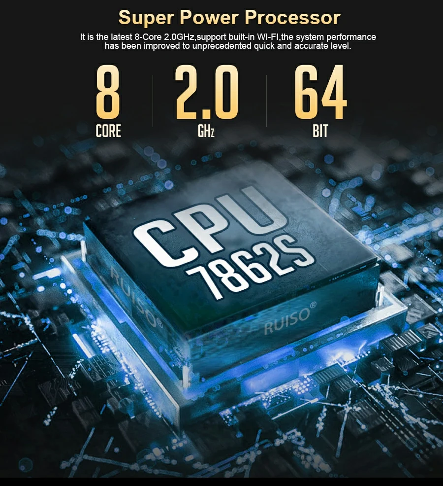 RUISO Car Radio Android Car Player For Dodge RAM 1500 2500 3500 2019 - 2022 GPS auto carplay for Tesla Vertical Screen