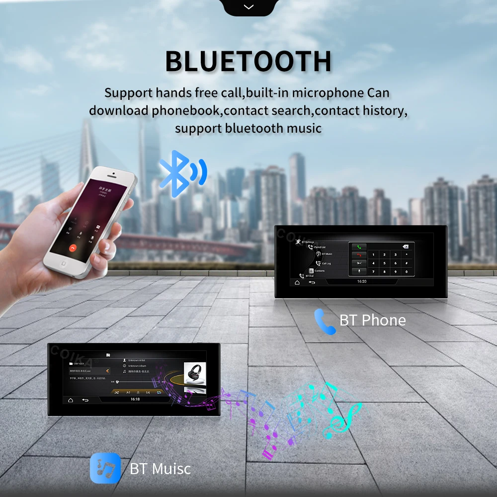 Android Car Multimedia WIFI SIM BT IPS Touch Screen GPS Navi Tablet Carplay Radio For Audi A1 Q2