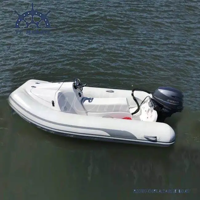 11.5ft RIB 350 Small Dinghy Fiberglass Hull CE PVC/Hypalon Inflatable Jet Ski Boat For Sale