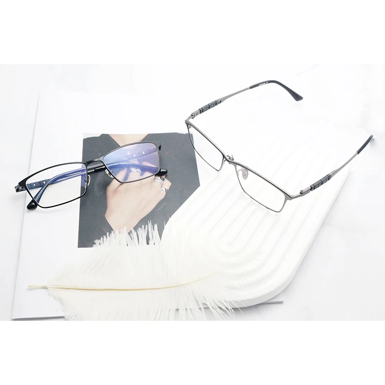 Ultralight Eyewear Pure Titanium Frame Optical Glasses Square Men Business Glasses