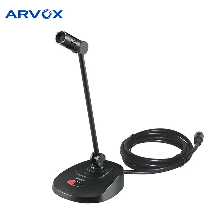  Профессиональная Проводная настольная система ARVOX с микрофоном для обсуждения