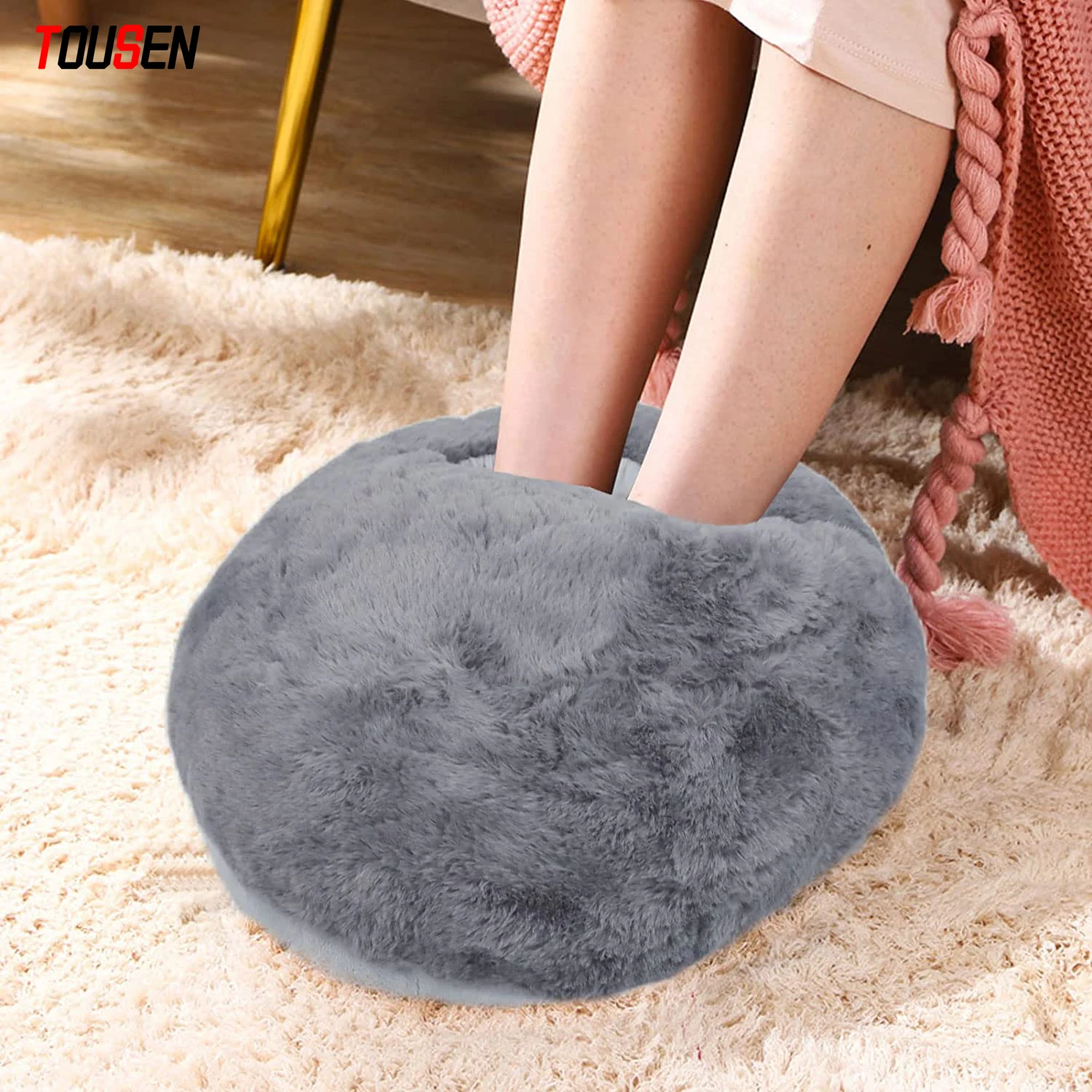 electrical heating shoes rechargeable USB powered heated slipper feet warmer keep safety warming feet wrap slipper for office