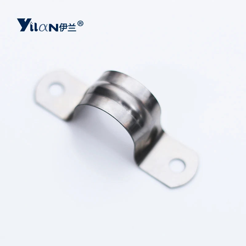 
Pipe clamp stainless steel galvanized U-shaped saddle pipe clamp pipe clamp 