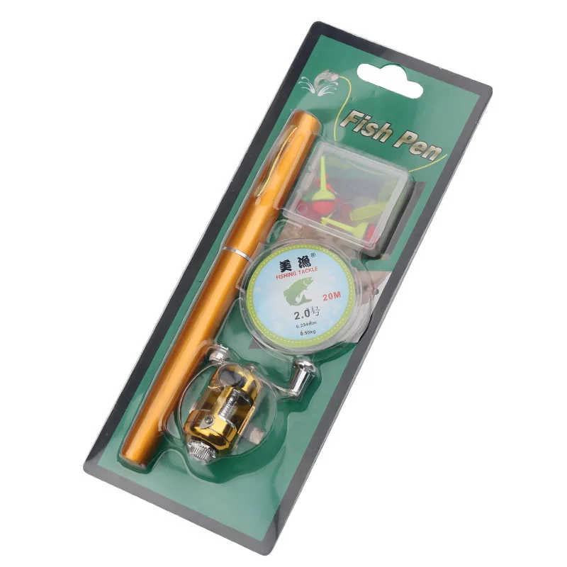 Supplies Outdoor Children Aluminum Alloy Pen Pocket Mini Carp Handing Fishing Rods Components