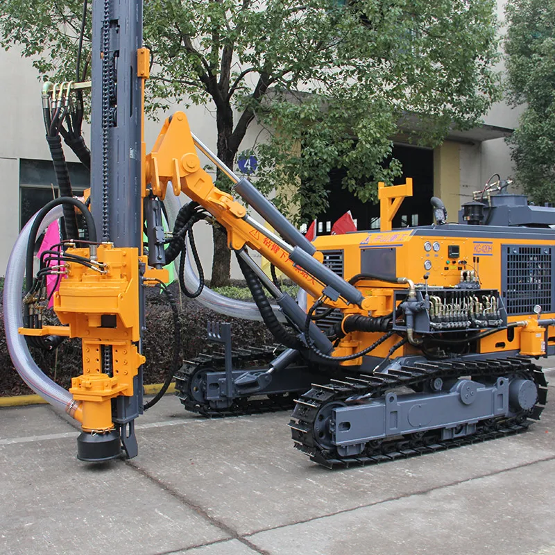zhejiang kaishan brand crawler type mining drilling rig machine portable KG420TH