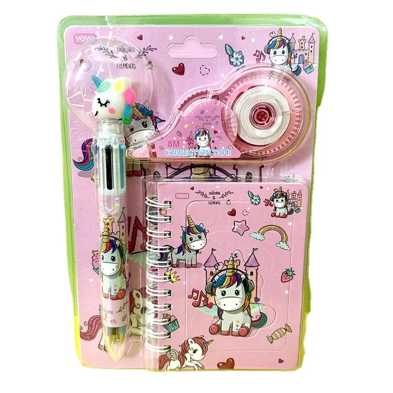 Ready to ship wholesale children kids funny cheap gift kits stationary accessory letter writing paper stationery set