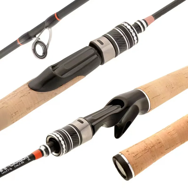 NEWRGY New Fishing Rod 2 Sections Lightweight Powerful carbon Baitcasting Rod bait Saltwater  Spinning Rod