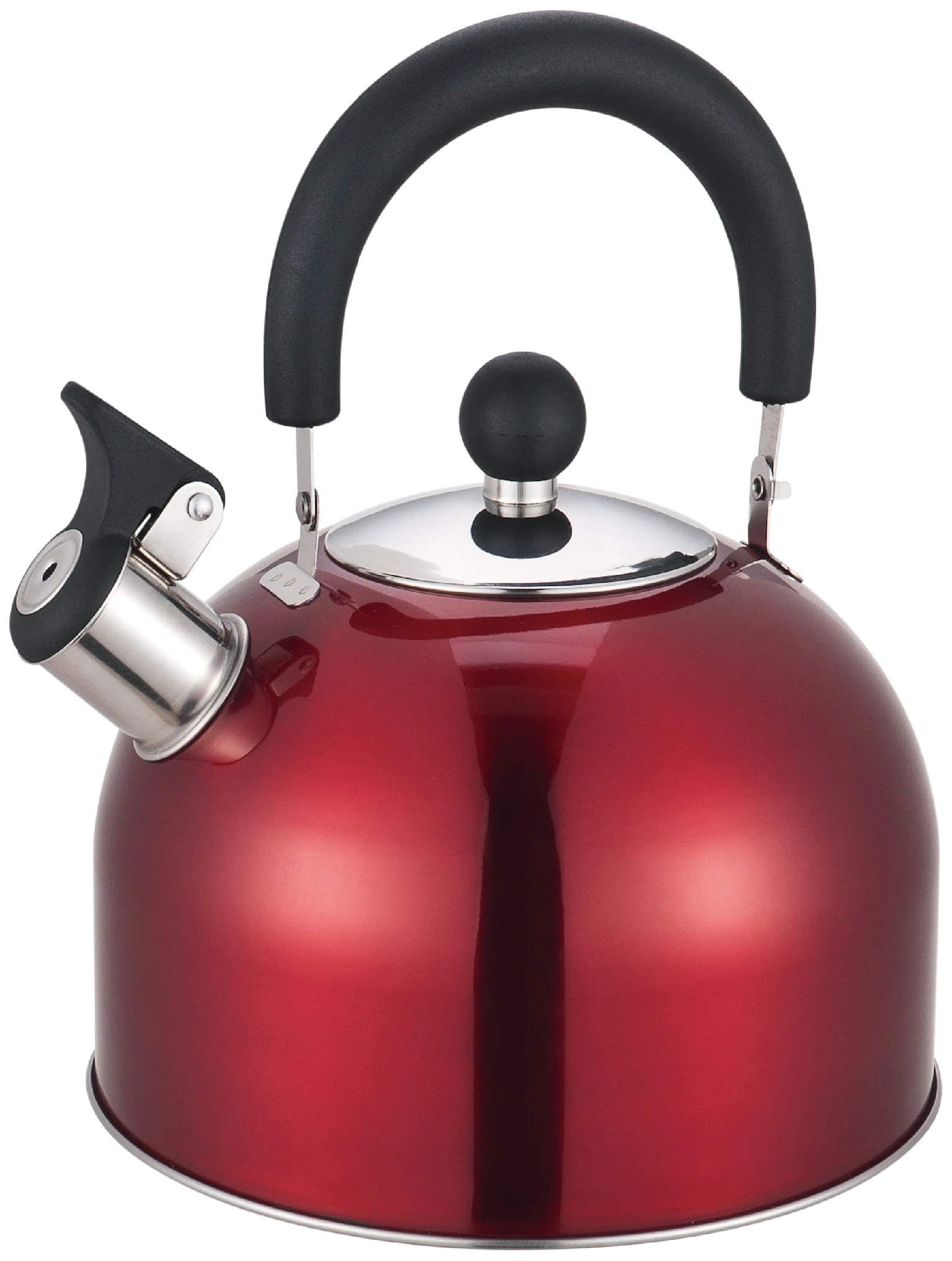 Heat Resistant Moveable Handle Tea Kettles With Whistle Stainless Steel Tea Pot
