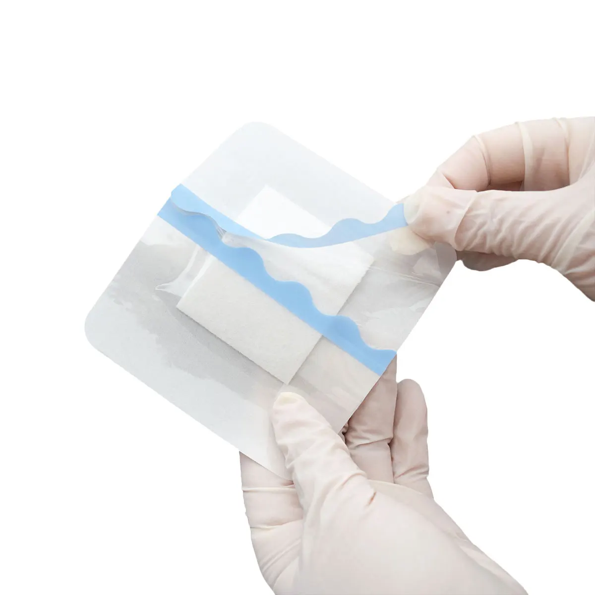 Medical Disposable Transparent Wound Dressing Waterproof Island Dressing for Wound Care