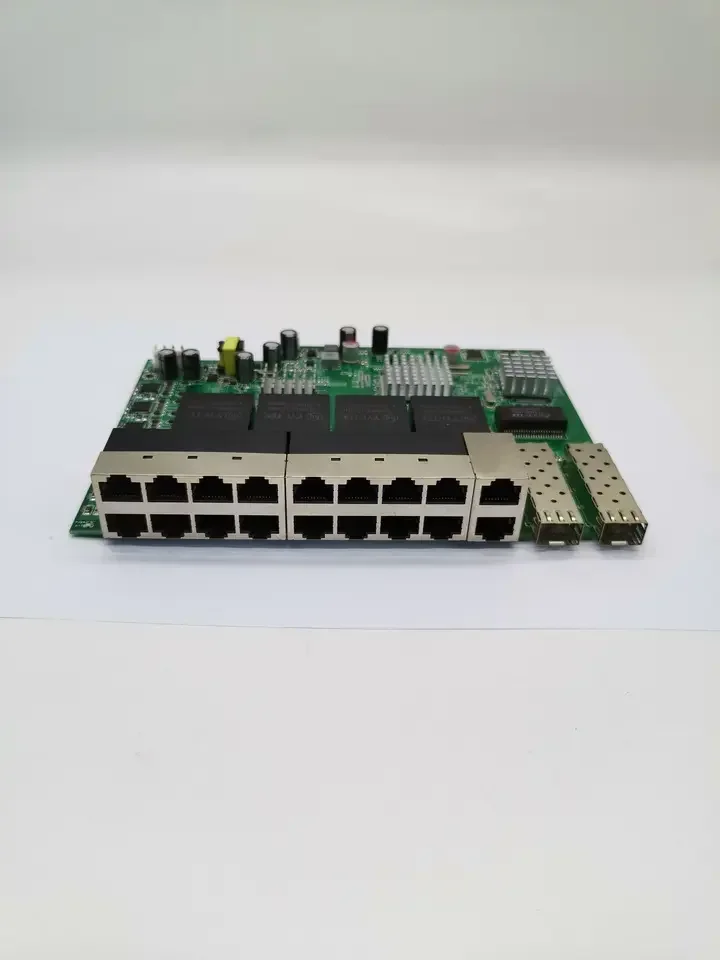 16-портовый полностью гигабитный коммутатор poe 250 Вт большой мощности IEEE802.3af/по стандарту 48 В 16 + 2 2SFP SDAPO PSE3216S