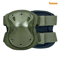 Protective Green Car Adjustable EVA Foam Padded Tactical Knee Support Guard Knee Pads