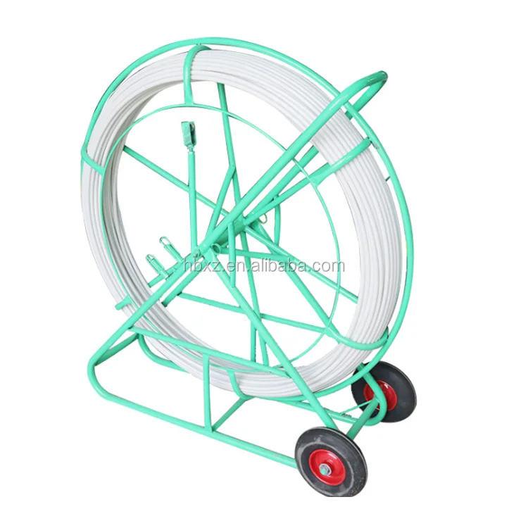 11mm 350m 12mm 200m cable Duct Rodders fibre push rods Fiberglass Snake Rodder