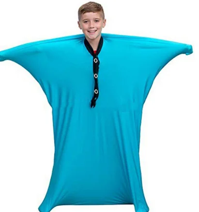 Sensory Sack Body lightweight stress relief autism elastic blue sensory Sensory Body Sock