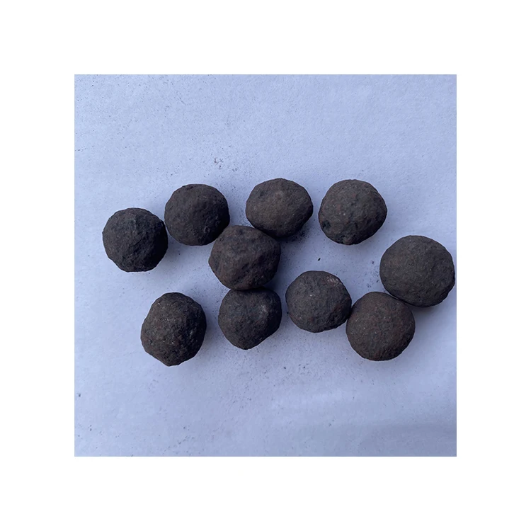 Uniform Particle Size Iron Ore Pellets Fe 62 Low Harmful Elements