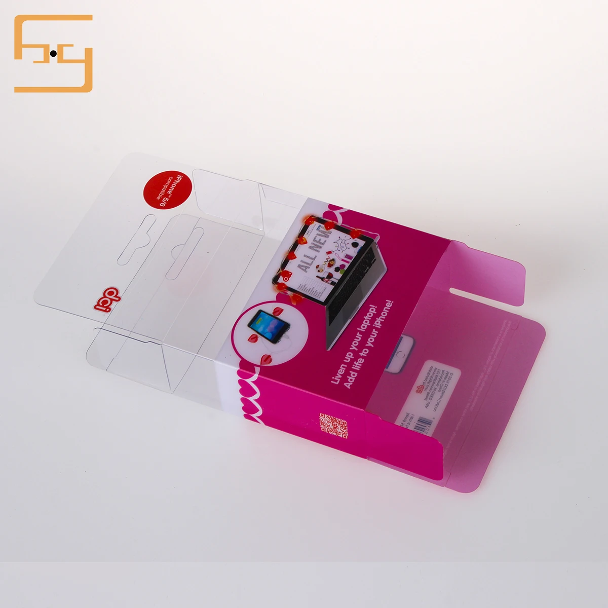Custom PET  Consumer Electronics Clear Display Packaging Show Box For Electronic Products