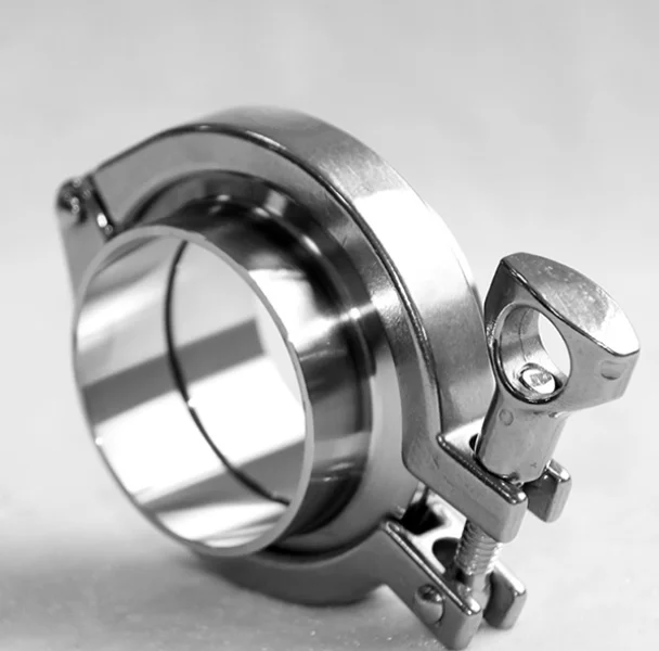 XB sanitary Stainless Steel Tri Clamp Ferrule Union Set (2x Weld Ferrule + 1 x Clamp + 1 x Gasket)