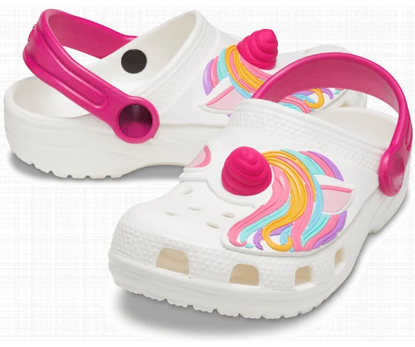 Садовые детские сабо EVA с фирменным логотипом, Мультяшные единороги, сабо, тапки, тапки, подвески, детские сабо, пляжная обувь