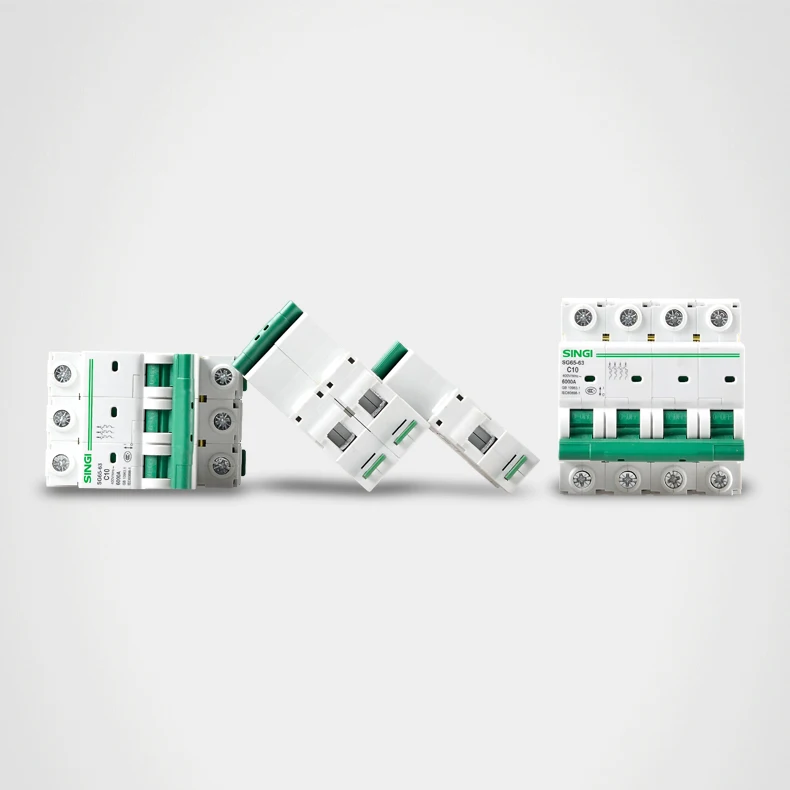 220/400 В 4 полюса 6 Ка мини-автоматический выключатель с сертификацией CE CB