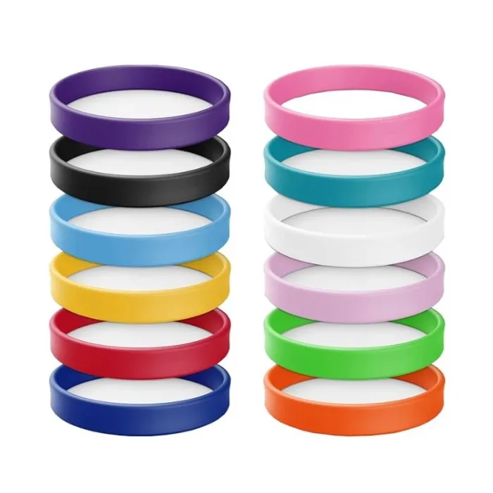 Hot Trending Wrist Band Silicone Rubber Bracelet en Logo Various Sizes Fashion Silicone Bracelets Personalized