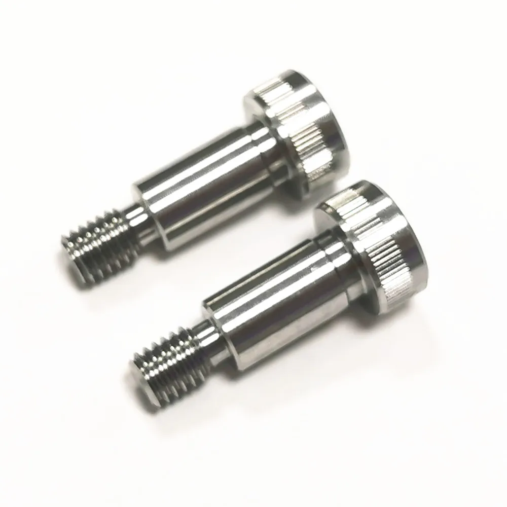 TECOM Provided Titanium adjusting nut Aluminum Knob Cap CD patterned aluminum parts processing