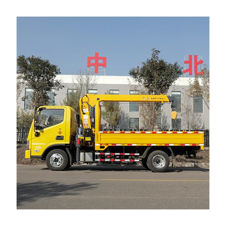 China 8 Tons Electric Extension Arm Miniature Telescopic Mobile Crane Small Hydraulic Mobile Truck With Crane