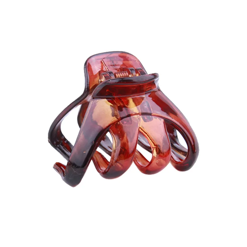 
Octopus hair jaw clip fashion watermelon crab clamp hair clip plastic large spring clip 