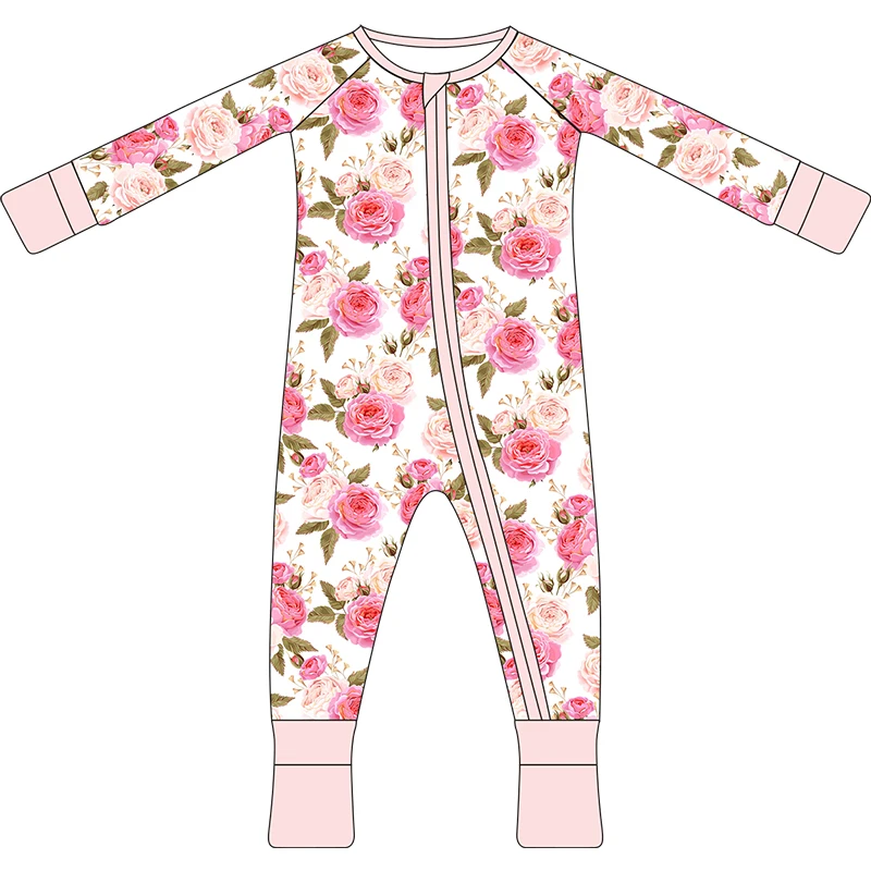 Zippered Viscose from Bamboo One-Piece Baby Clothes Footless Sleepers Rompers 0-36 Months