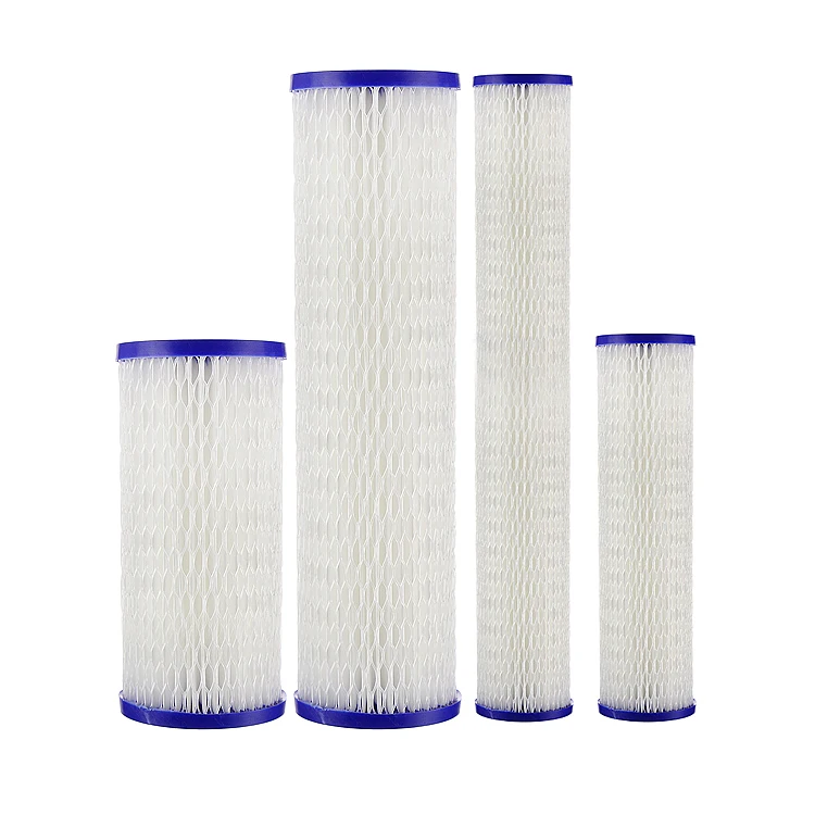 Pleated PP Filter Cartridge Manufacturer 10 inch pleated sediment filter polyester pleated filter element for drinking water