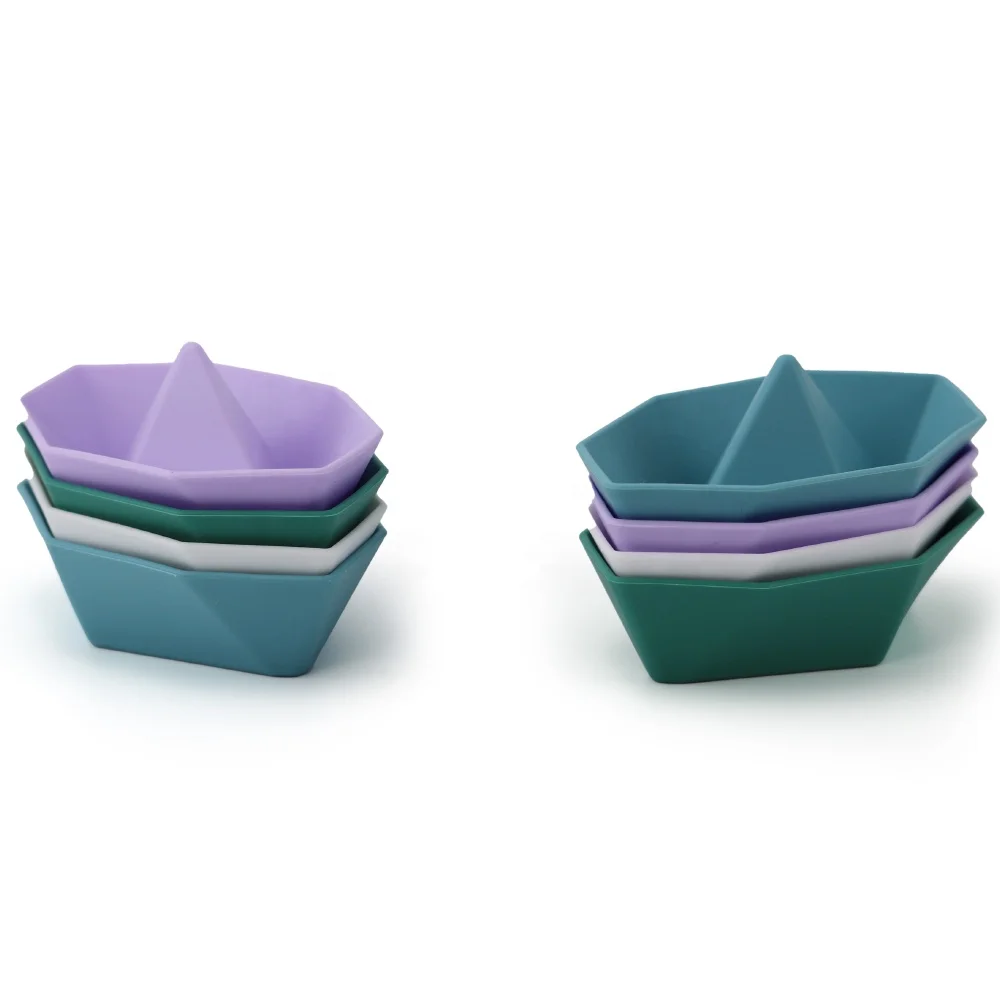 Easy twist open mold free toddler baby bathtub bathing Silicone Bath Toys for kids Water Pool Toy Dishwasher Safe