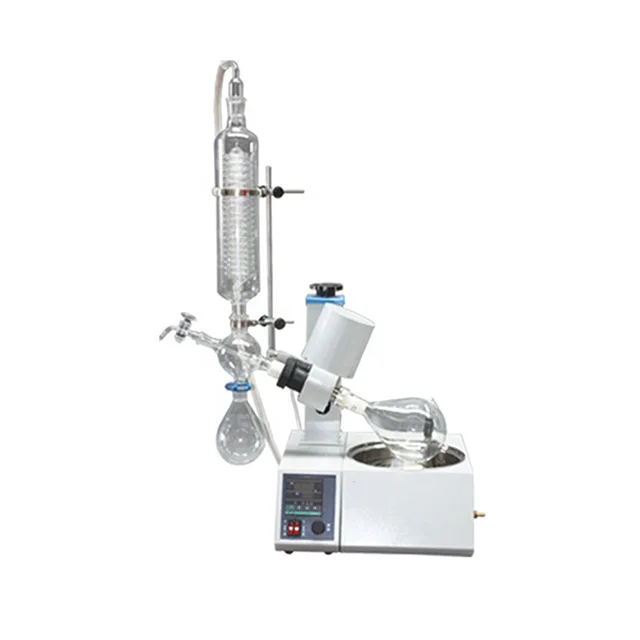 Small capacity Medicine chemical molecular distillation Laboratory vacuum 1L rotary evaporator