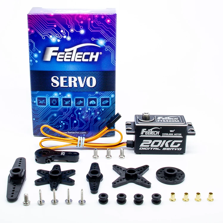 Factory Sale Digital Servo Low Profile 8.4V 20kg Coreless HV 1/8 RC Car Plane Traxxa S/HPI Racing Kyosho Tamiya Model SCX10