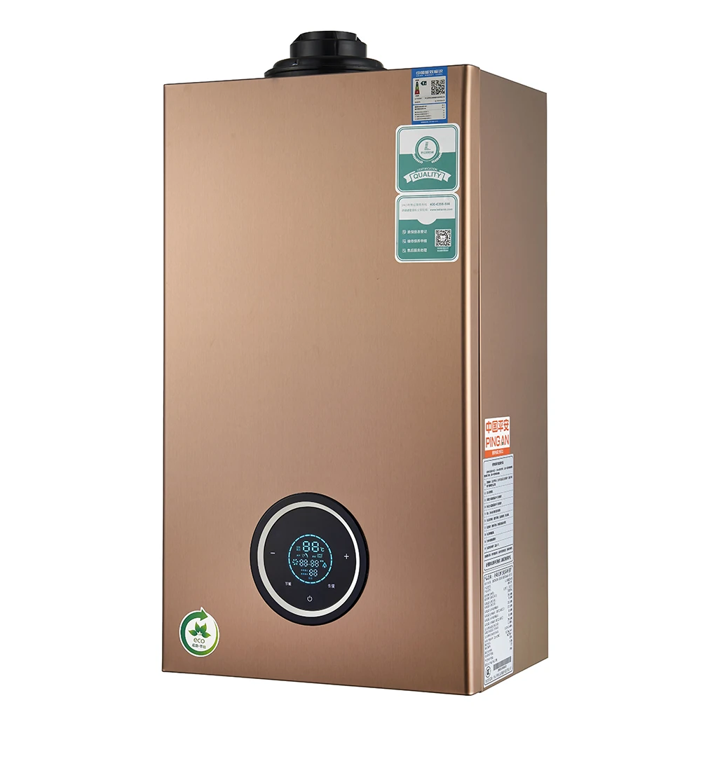 Hot Sale Low Price Gas Water Heater Tankless Gas Combi Boiler Double Ignitor 16 Liter 32KW 20 Lite 40KW Wall Mounted Gas Boiler