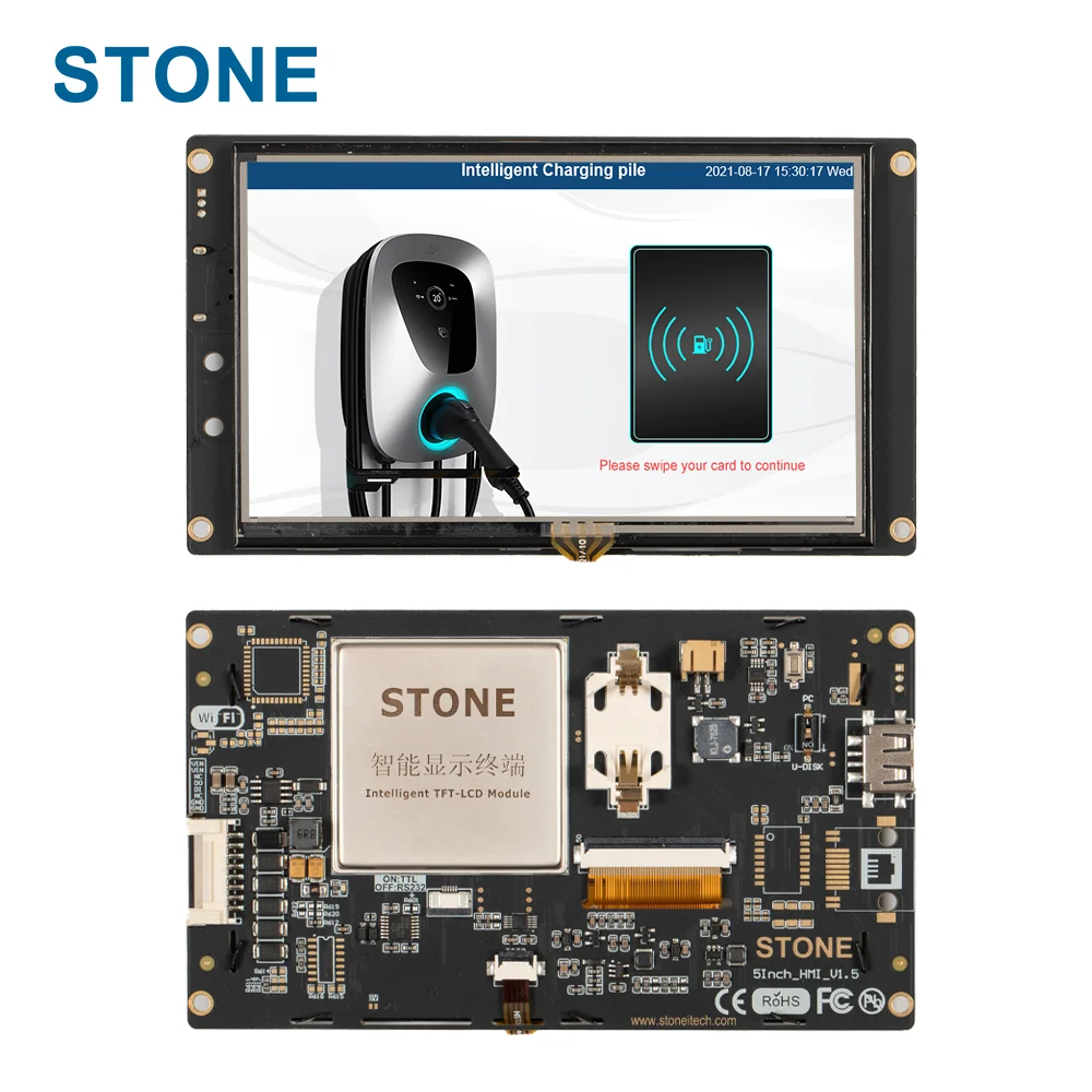 STONE 5 Inch TFT LCD and LCD Module Industrial Screen