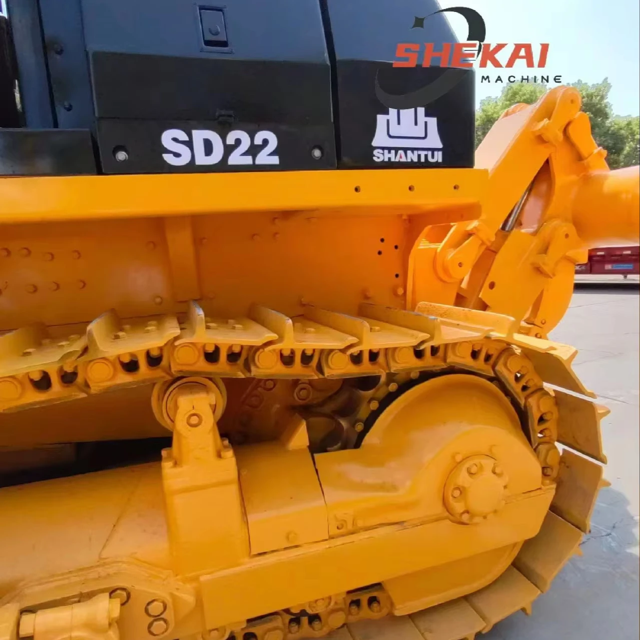 Good quality high efficiency low price SHANTUI used crawler bulldozer SHANTUI SD22 in stock