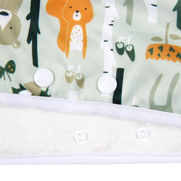 PUL Waterproof Bamboo Terry Training Skirts Cloth Sleeping Bed Pad Baby Diaper Skirt Print New Microfiber Printed or Custom