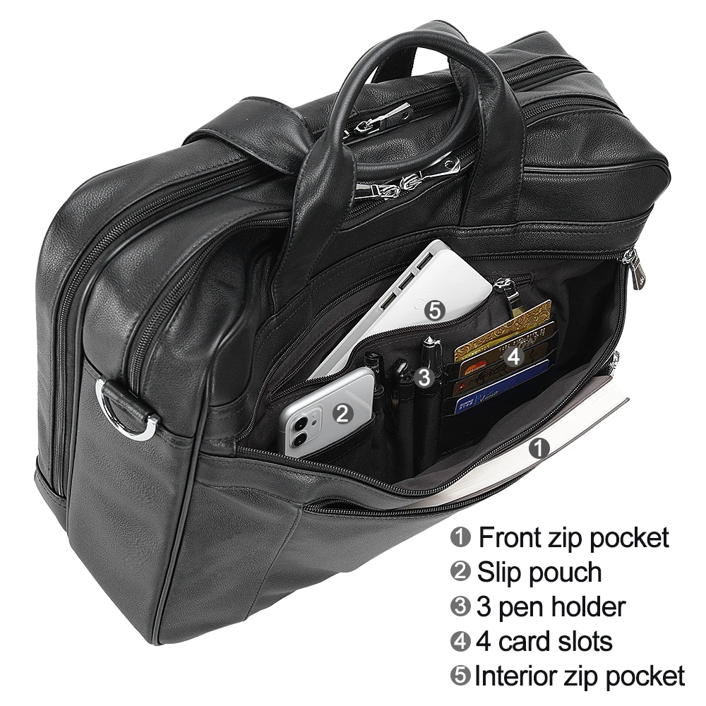 Мужской кошелек Tiding высокое качество цвета: черный для бизнеса; Мужская обувь на плоской подошве сумка адвокат читать из коровьей кожи Портфели кожаные портфели мужчин