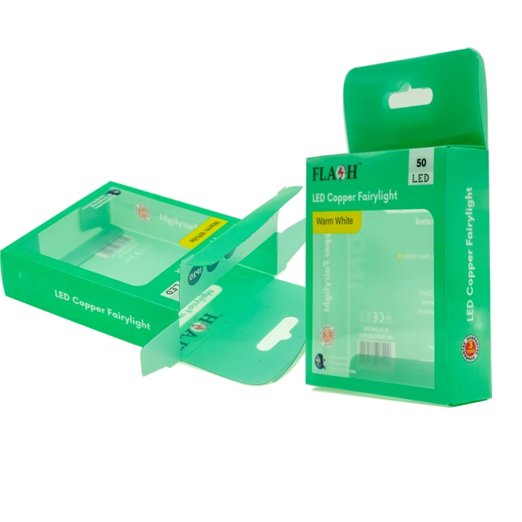 ECO-Friendly Clear Plastic Craft box PET PVC Small Storage Gift Plastic Transparent Packaging Box With or Without Hanger