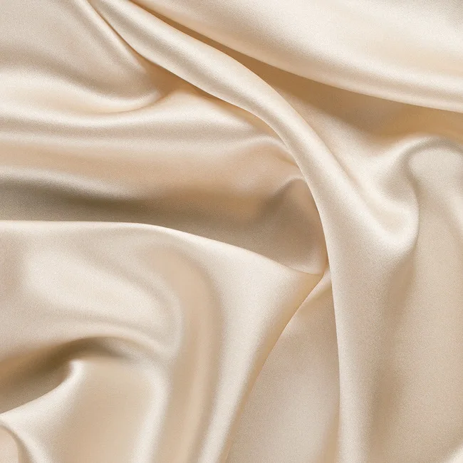 China Factory Supplier OEM Silk Custom Color or Printed Fabric 100% Mulberry Silk Satin Fabric in Stock
