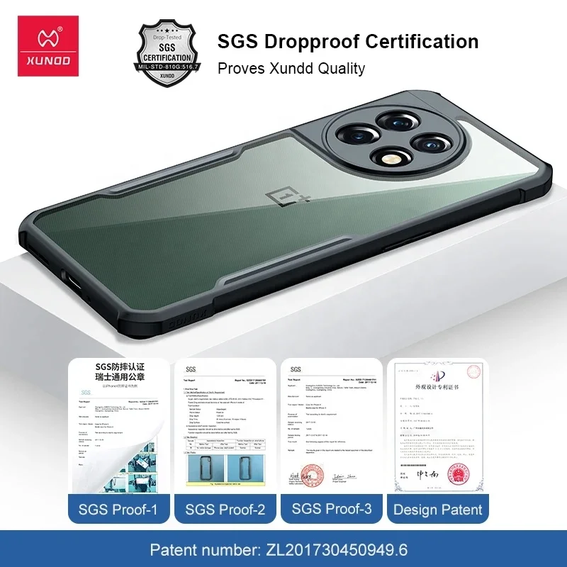 Xundd For Oneplus 11 Pro 10 Pro Case Shockproof Transparent Cover Protective Bumper Airbag Thin Cover For Oneplus 11 11 Pro Case