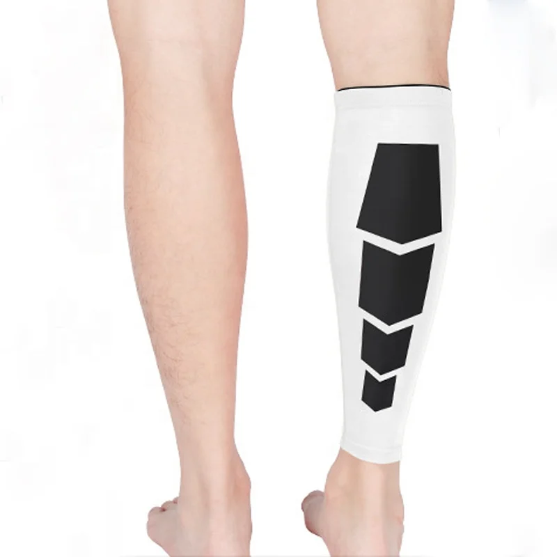 Multi Color Elastic Calf Sleeve Support Outdoor Football Shin Guard Soccer Socks Leg Protector For Children Adult Youth