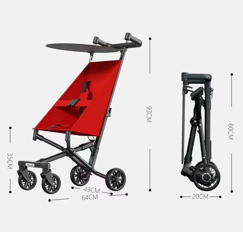 2024 New style Versatile Foldable Oxford Material Lightweight Umbrella Stroller for Baby
