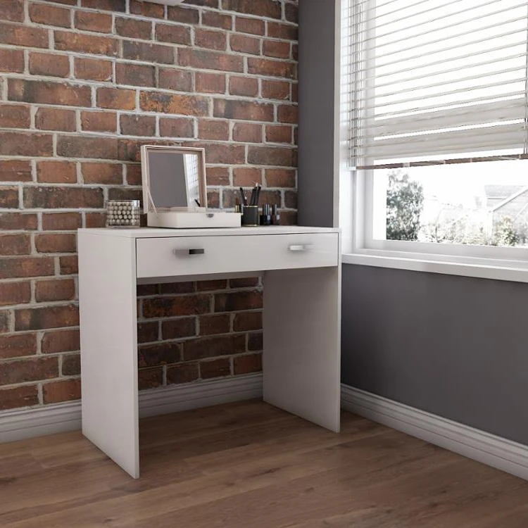 Modern European Office Furniture UV Coating Computer Table White Office Desks Writing Desk Home Office Furniture Wooden Durable