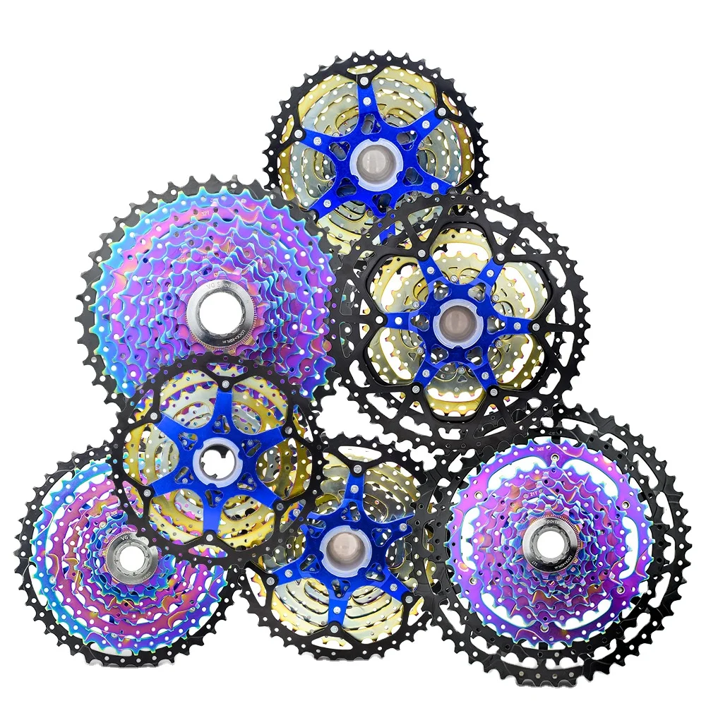 Запчасти для горного велосипеда 8/9/10/11/12 скорости 11 40/42/50 т Кассетный дорожный велосипед с свободным колесом Радуга