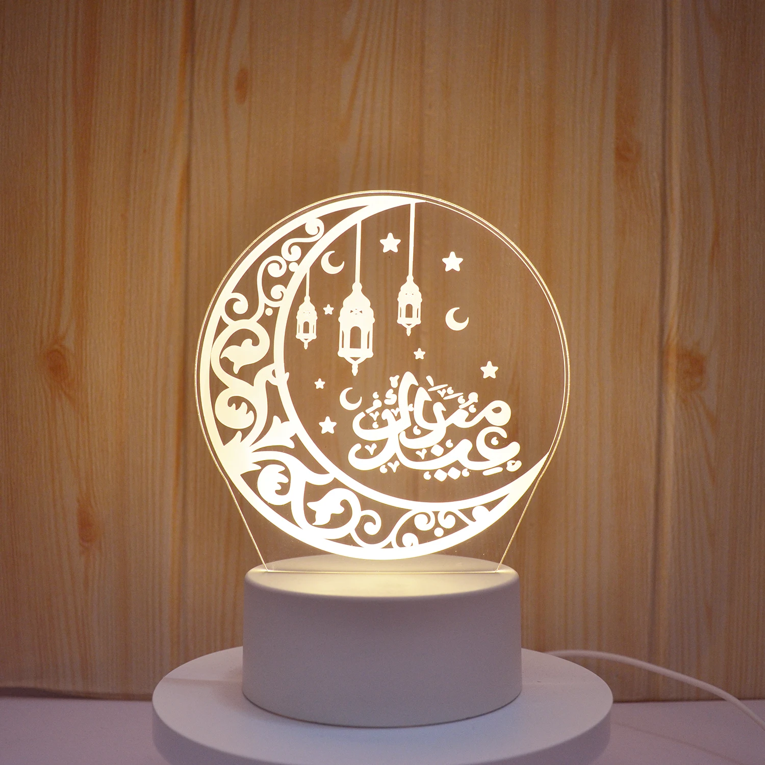 Custom Pattern Acrylic Lamp 3D Decoration LED Illusion Lamp For Kids Room 3D Night Light